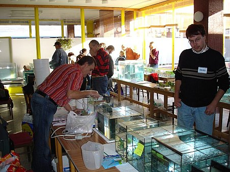 Prostory byly v podstatě nachystané, takže někteří prodejci se vydali na obhlídku nabídky ostatních.