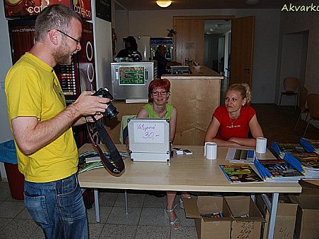 Vše nachystané pro přivítání prvních návštěvníků.