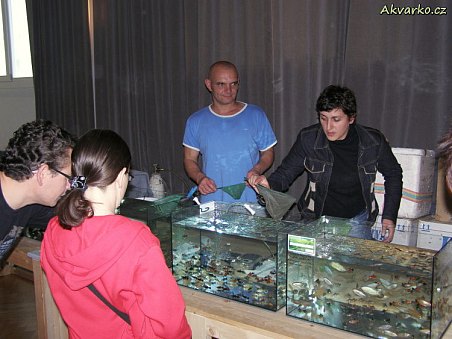 Václav Čapek z Humpolce a jeho spousta rybek.