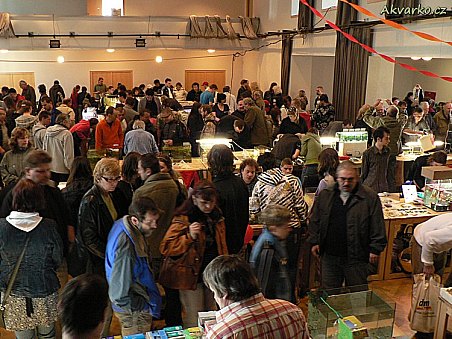 Návštěvníci burzy