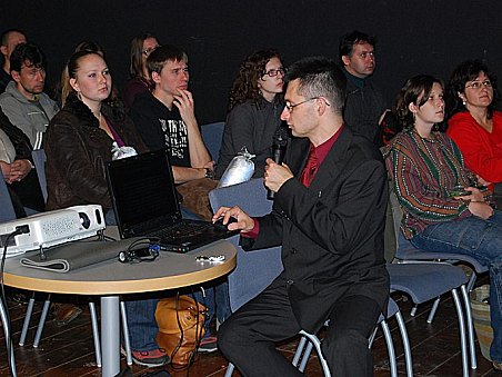 Přednáška na téma krevety.